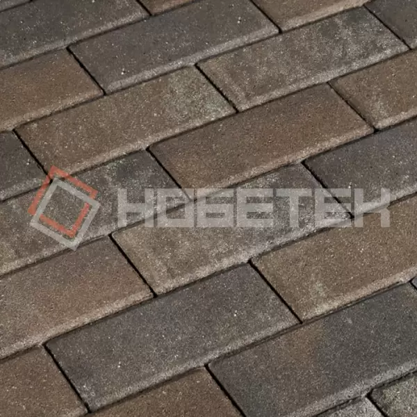 Брусчатка 2П8ф Нобетек 200*100*80 Колормикс 26 орех купить в "Строй-Ресурсе"