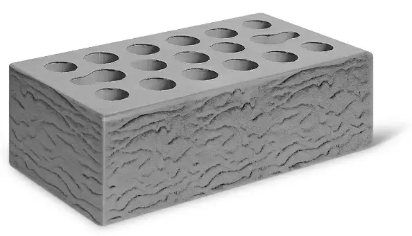 Кирпич лицевой Керма М150 1,4НФ Серебро риф ут. ст. купить в "Строй-Ресурсе"