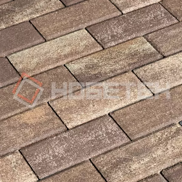 Брусчатка 2П6ф Нобетек 200*100*60 Колормикс 30 арабика купить в "Строй-Ресурсе"