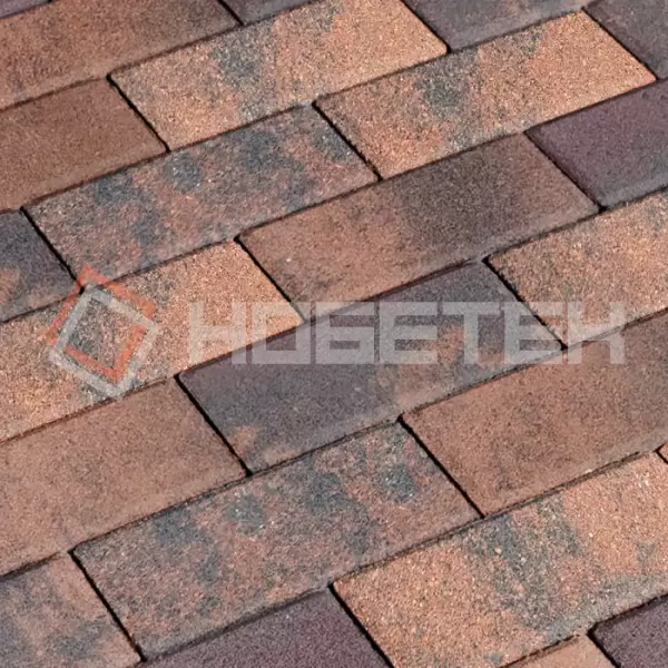 Брусчатка 2П8ф Нобетек 200*100*80 Колормикс 15 терракот купить в "Строй-Ресурсе"