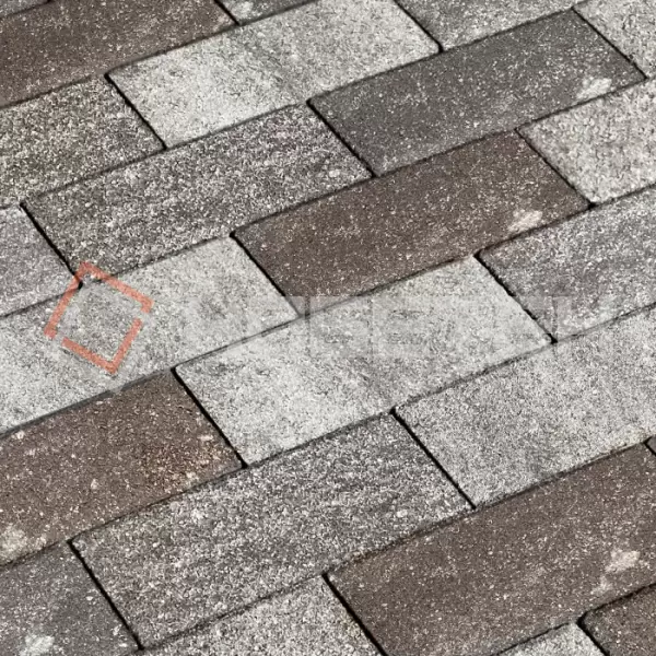 Брусчатка 2П8ф Нобетек 200*100*80 Колормикс 25 шоколад купить в "Строй-Ресурсе"