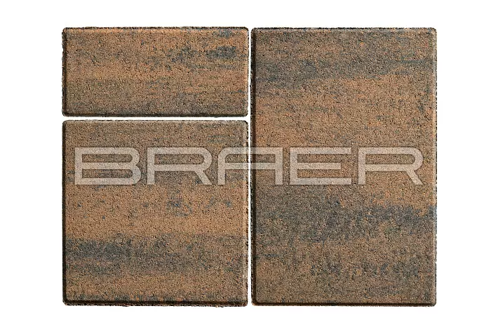 Тротуарная плитка Braer Старый город Ландхаус Color Mix Техас 60 мм купить в "Строй-Ресурсе"