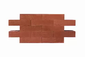 Кирпич колотый облицовочный СПК М150 0,8НФ полнотелый Красный Гранат купить в "Строй-Ресурсе"