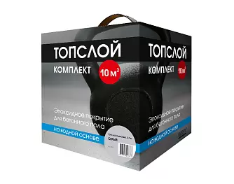Эпоксидное покрытие для бетонного пола на водной основе Perfekta Топслой Комплект серый, 2,7кг в "Строй-Ресурсе"