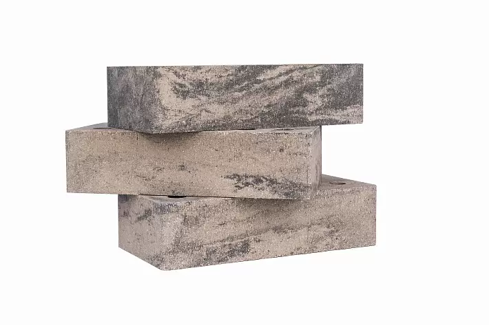 Кирпич колотый облицовочный СПК М150 0,8НФ полнотелый Серый Обсидиан купить в "Строй-Ресурсе"