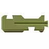 Забор BRICK Блок угловой примыкание правый оливковый купить в "Строй-Ресурсе"