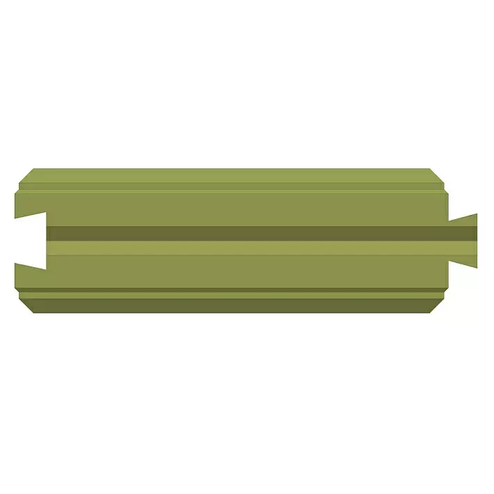 Забор BRICK Блок рядовой  оливковый купить в "Строй-Ресурсе"