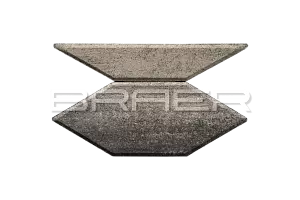 Тротуарная плитка Braer Карат, Color Mix Ночь, 80мм фотография