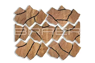 Тротуарная плитка Braer Сан Тропе Color Mix Каньон фотография