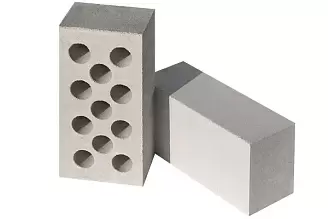 Кирпич силикатный лицевой 11-ти пустотный утолщенный белый упакованный М200 Могилевский КСИ  купить в "Строй-Ресурсе"