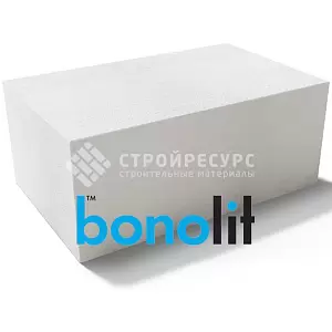 Блок Bonolit стеновой D500 B2,5 B3,5  600*250*375 купить в "Строй-Ресурсе"