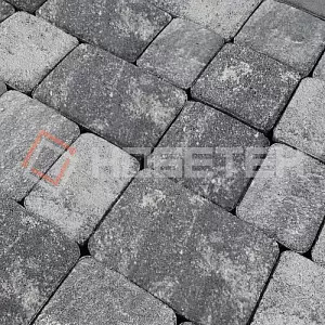 Тротуарная плитка Новая классика 1НКЛ5ф Нобетек Колормикс 5 антрацит купить в "Строй-Ресурсе"