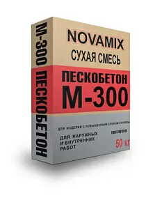 Пескобетон М-300 Novamix купить в "Строй-Ресурсе"