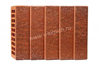 Кирпич лицевой Воротынск М150 1,0НФ красный неро (утолщ. лиц. стенка) купить в "Строй-Ресурсе"
