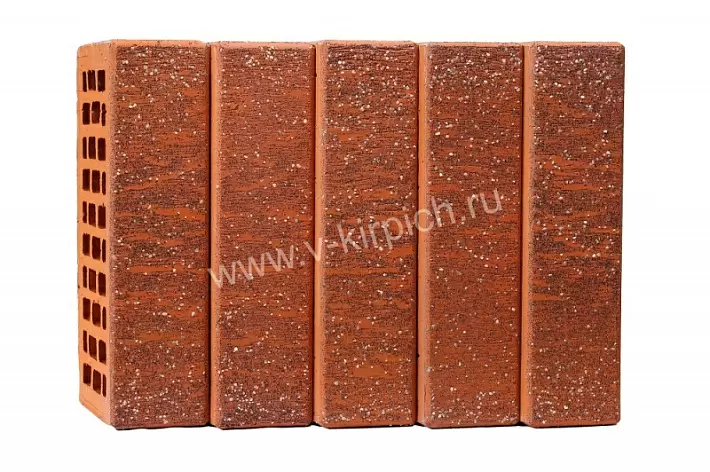 Кирпич лицевой Воротынск М150 1,0НФ красный неро (утолщ. лиц. стенка) купить в "Строй-Ресурсе"