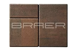 Тротуарная плитка Braer Старый город Ландхаус Color Mix Закат 60 мм фотография