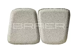 Тротуарная плитка Braer Классико круговая Белый фотография