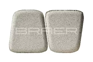 Тротуарная плитка Braer Классико круговая Белый фотография