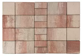 Тротуарная плитка Braer Мозаика Color Mix Фламинго купить в "Строй-Ресурсе"