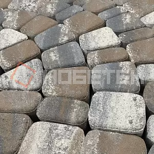 Тротуарная плитка Классика 1КЛ6ф Нобетек Колормикс 8 гранит купить в "Строй-Ресурсе"