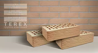 Кирпич лицевой TEREX М150 1,0НФ солома рустик купить в "Строй-Ресурсе"