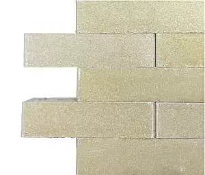 Кирпич колотый облицовочный СПК М150 0,8НФ полнотелый Желтый Агат купить в "Строй-Ресурсе"