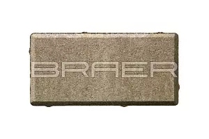 Тротуарная плитка Braer Прямоугольник Color mix Миндаль 200*100*60 фотография