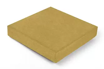 Тротуарная плитка Квадрат 2к5ф Нобетек 300х300х50 Желтый верхний прокрас на сером цементе купить в "Строй-Ресурсе"