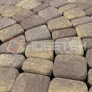 Тротуарная плитка Классика 1КЛ6ф Нобетек Колормикс 24 листопад купить в "Строй-Ресурсе"