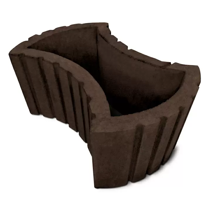 Цветочница Betongarant "Тавр" 660х460х200 венге купить в "Строй-Ресурсе"