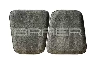 Тротуарная плитка Braer Классико круговая Color Mix "Туман" фотография