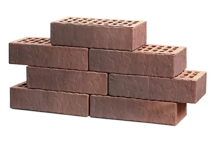 Кирпич лицевой Воротынск М150 1,0НФ бронза терра флеш (утолщ. лиц. стенка) купить в "Строй-Ресурсе"