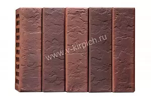 Кирпич лицевой Воротынск М150 1,0НФ кортен терра (утолщ. лиц. стенка) купить в "Строй-Ресурсе"