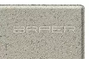 Тротуарная плитка Braer Мозаика Белый фотография
