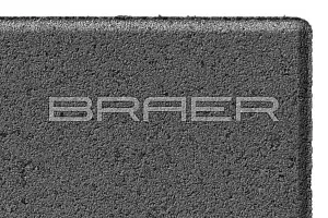 Тротуарная плитка Braer Ригель серый фотография