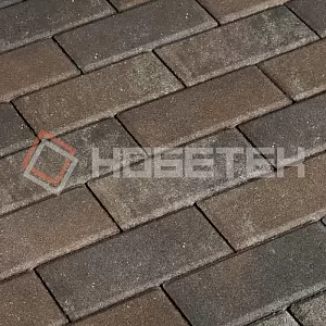 Брусчатка 2П8ф Нобетек 200*100*80 Колормикс 26 орех купить в "Строй-Ресурсе"