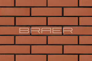 Кирпич облицовочный (промо) BRAER Красный 1, гладкий, 1,0НФ фотография