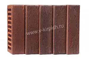 Кирпич лицевой Воротынск М150 1,0НФ антик руст (утолщ. лиц. стенка) купить в "Строй-Ресурсе"