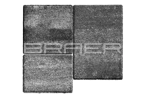Тротуарная плитка Braer Старый город Венусбергер Color Mix Ночь 40 мм фотография