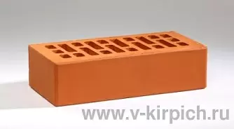 Кирпич рядовой Воротынск М150 1,0НФ красный с утолщ. стенкой 20мм в "Строй-Ресурсе"
