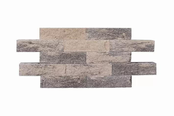 Кирпич колотый СПК 0,5НФ полнотелый Серый Обсидиан купить в "Строй-Ресурсе"