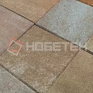 Тротуарная плитка Квадрат 2к5ф Нобетек 300х300х50 Колормикс 2 янтарь купить в "Строй-Ресурсе"