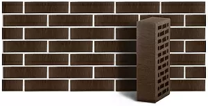 Кирпич лицевой ЛСР 1,0НФ темно-коричневый тростник купить в "Строй-Ресурсе"