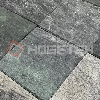 Тротуарная плитка Квадрат 1к5ф Нобетек 400х400х50 Колормикс 3 малахит купить в "Строй-Ресурсе"