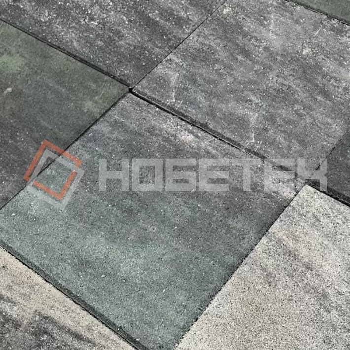 Тротуарная плитка Квадрат 1к5ф Нобетек 400х400х50 Колормикс 3 малахит купить в "Строй-Ресурсе"