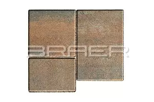 Тротуарная плитка Braer Старый город Венусбергер Color Mix Койот 40 мм фотография