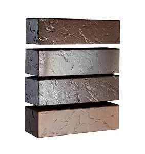 Кирпич лицевой МАГМА М150-175 0,7НФ Флеш Графит Сланец купить в "Строй-Ресурсе"