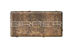 Тротуарная плитка Braer Прямоугольник Color mix Мальва 200*100*60 фотография