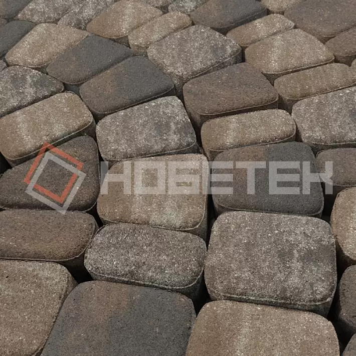 Тротуарная плитка Классика 1КЛ6ф Нобетек Колормикс 26 орех купить в "Строй-Ресурсе"