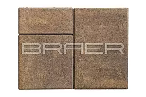 Тротуарная плитка Braer Старый город Ландхаус Color Mix Прайд 80 мм фотография